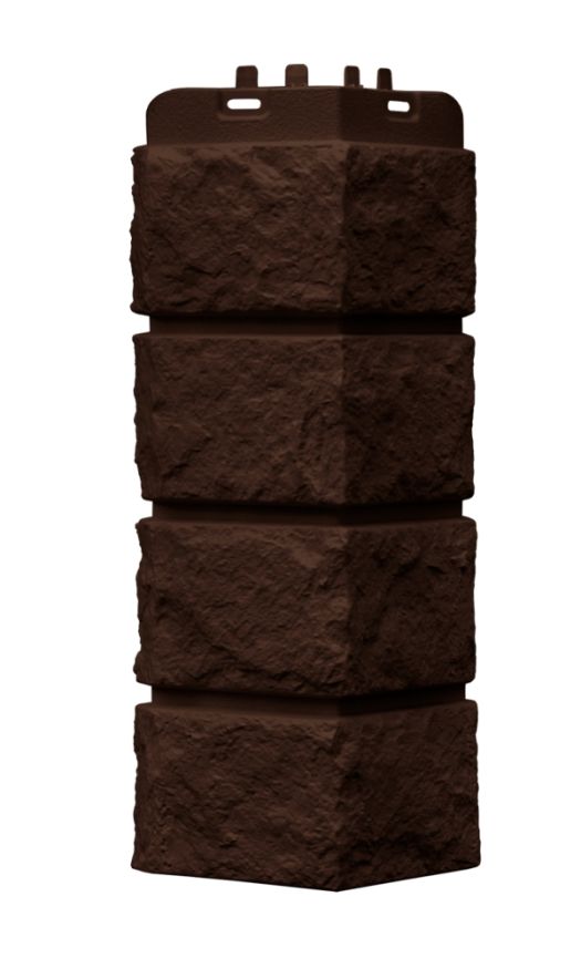 Угол наружный Grand Line, Колотый камень Classic, Шоколадный купить в Владивостоке