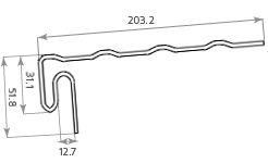 J-фаска, ветровая доска Tecos Ardennes, акриловая Арабика. купить в Владивостоке
