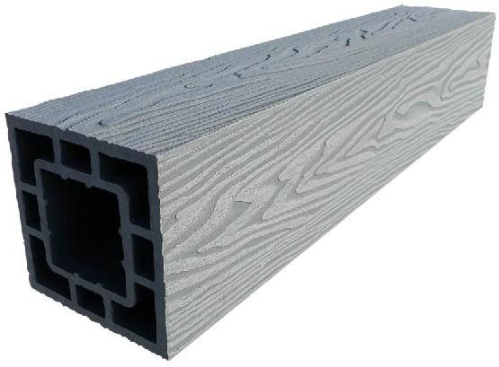 Столб опорный ДПК 3D GardenParkett 120х120мм, Серый купить в Владивостоке