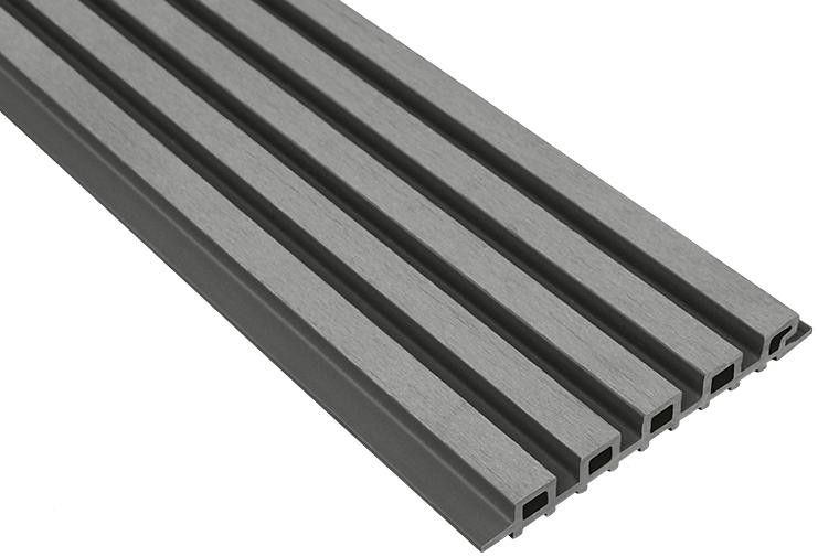 Универсальная серая панель ДПК Outdoor 3D с шлифовкой купить в Владивостоке