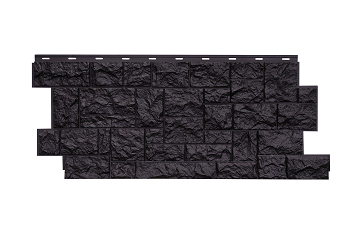 Фасадная панель Nordside, Северный камень, Цвет Шоколад. купить в Владивостоке