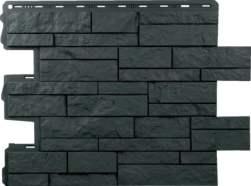 Фасадная панель Альта-Профиль, Шотландия ЭКО Графит купить в Владивостоке