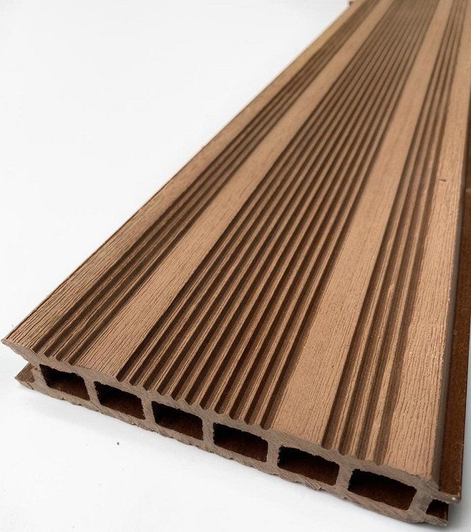 Террасная доска ДПК &amp;quot;ДеревоПласт&amp;quot; - Бесшовная, Коричневая купить в Владивостоке