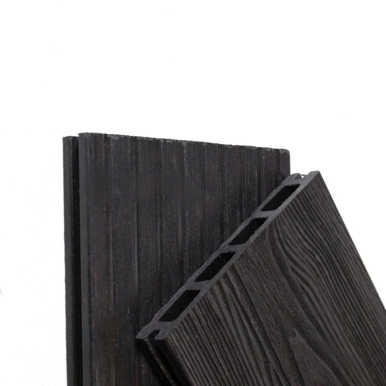Террасная доска Ecodecking Комфорт 3D Графит купить в Владивостоке