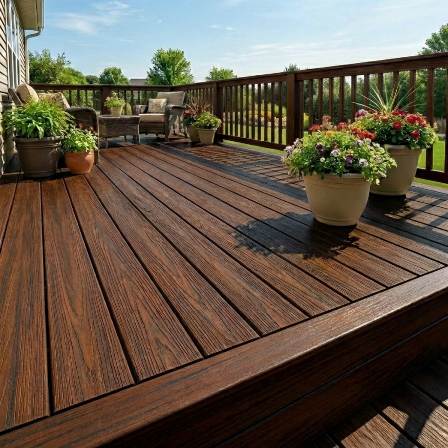 Террасная доска ДПК GardenParkett Табула, Венге купить в Владивостоке