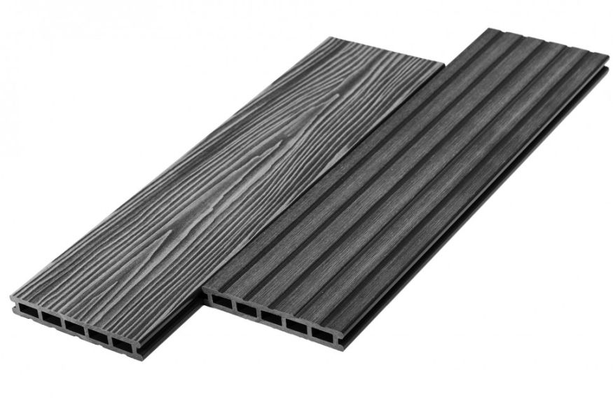 Террасная доска ДПК RusDecking Unodeck Mogano - Графит купить в Владивостоке