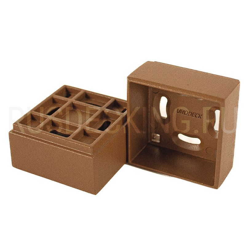 Крепление балясины прямое RusDecking Unodeck Орех купить в Владивостоке