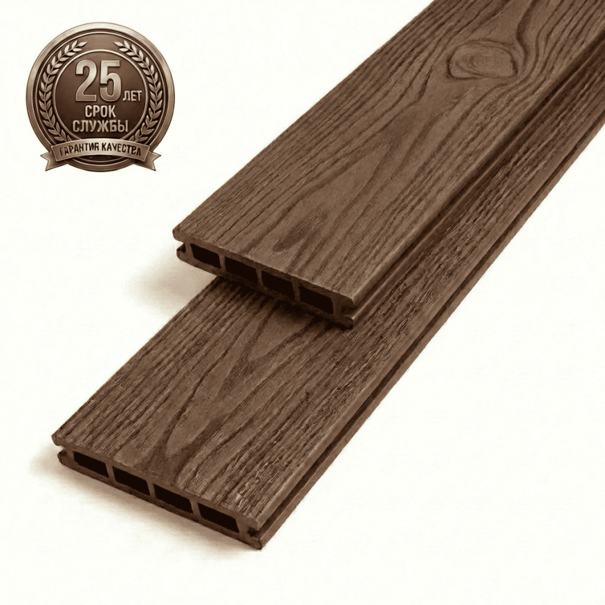 Террасная доска ДПК GardenParkett Табула, Светло-коричневый купить в Владивостоке