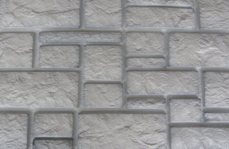 Фасадная панель Аэлит в стиле дворцового камня, белого цвета. купить в Владивостоке