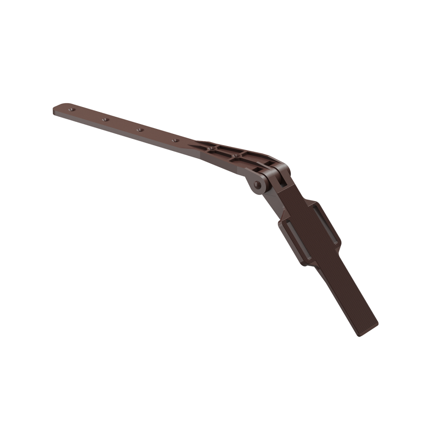 Регулируемое крепление для желобного кронштейна Docke Lux, Цвет: Шоколад купить в Владивостоке