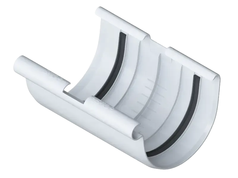 Муфта желоба Альта-Профиль Элит Белый купить в Владивостоке