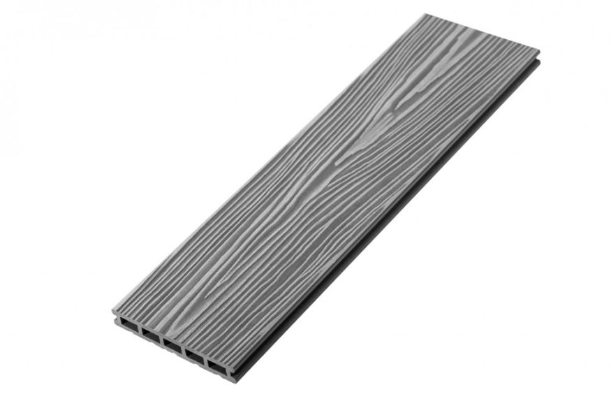 Террасная доска ДПК RusDecking Unodeck Mogano - Серый купить в Владивостоке