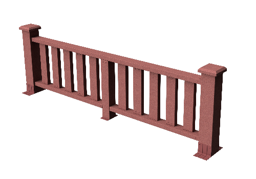 Декоративное ограждение из ДПК GRINDERDECO Эрес мербау купить в Владивостоке