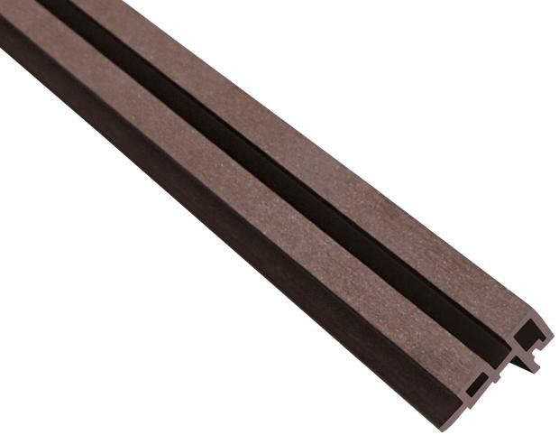 Угловая деталь для ДПК панели Outdoor, шлифованный морёный дуб купить в Владивостоке