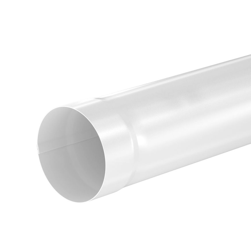 Труба водосточная 3000мм Aquasystem, RAL 9003 Белый 150/100 купить в Владивостоке