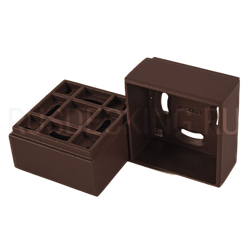 Крепление балясины прямое RusDecking Unodeck Венге купить в Владивостоке