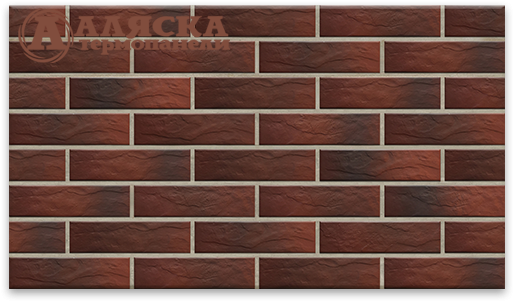 Фасадные термопанели Аляска серия Элевация 12. Cherry rustik купить в Владивостоке