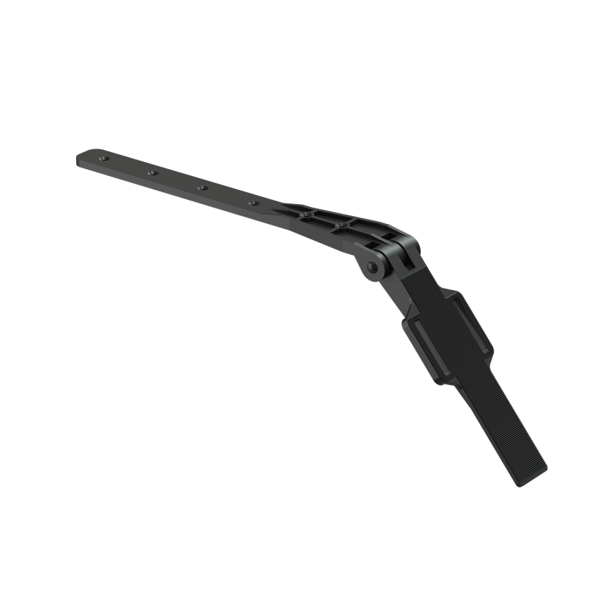 Регулируемое крепление для кронштейна желоба Docke Lux, Карбон купить в Владивостоке