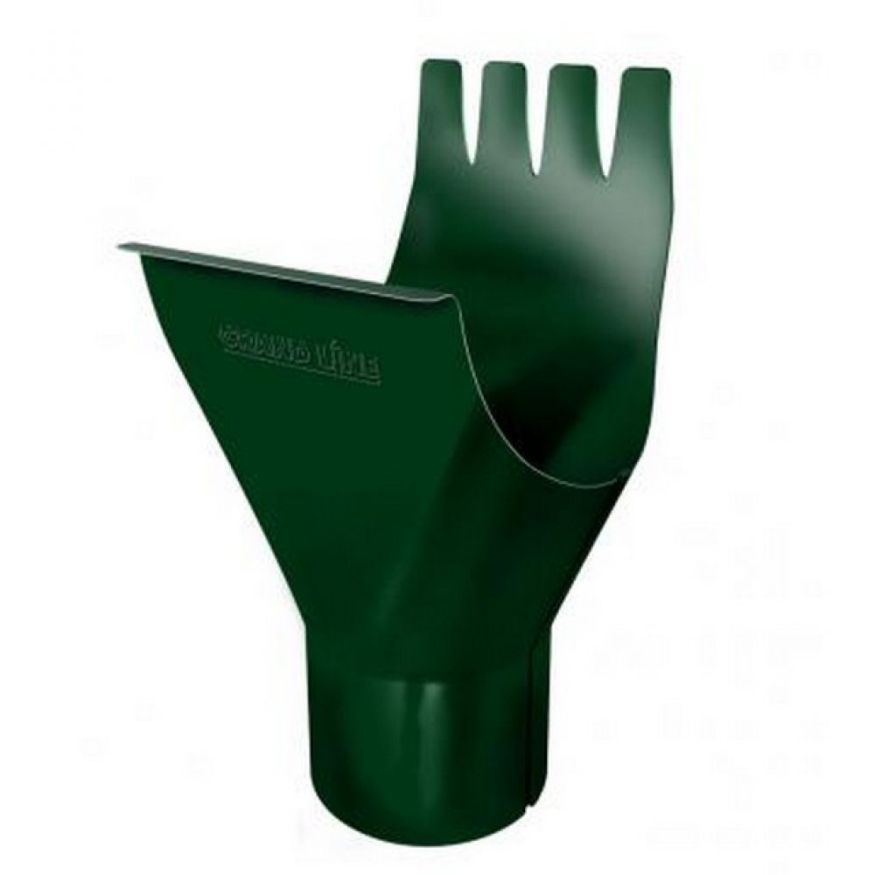 Водосточная воронка Grand Line, зеленая (RAL 6005) купить в Владивостоке