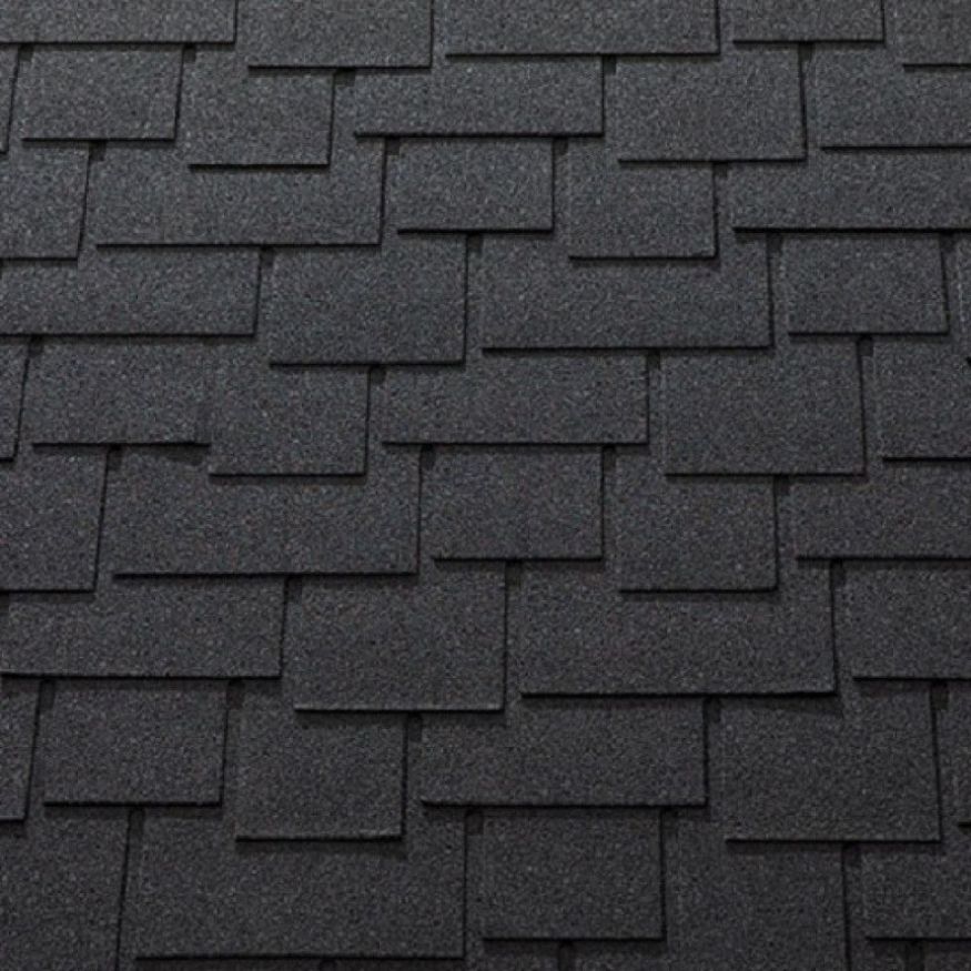 Гибкая черепица KATEPAL AMBIENT черного цвета купить в Владивостоке