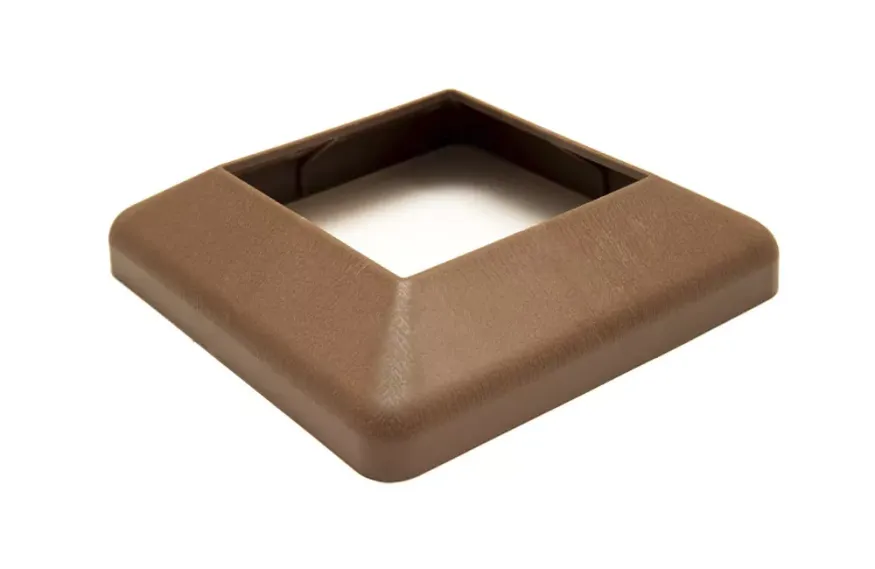 Крышка нижняя ПВХ для столба 125х125 Deckart Шоколад купить в Владивостоке