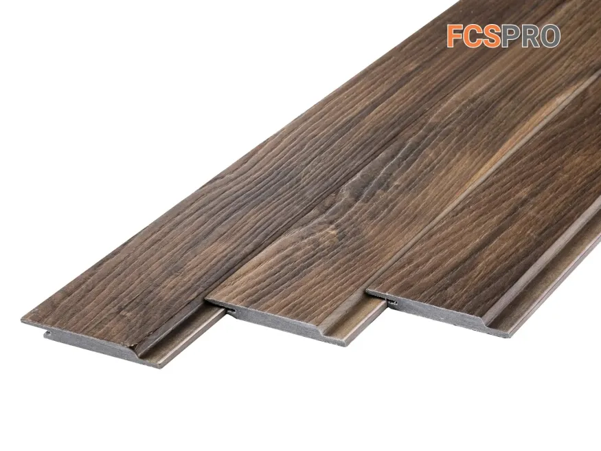 Фиброцементный сайдинг FCSPRO Click Shtil Термо ель купить в Владивостоке