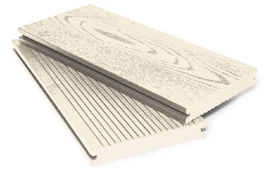 Террасная доска ДПК I-Techplast МАССИВ 3D NEW Слоновая кость купить в Владивостоке