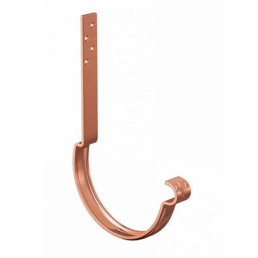 Модернизированный длинный крюк для крепления желоба Aquasystem, медь 150/100 купить в Владивостоке