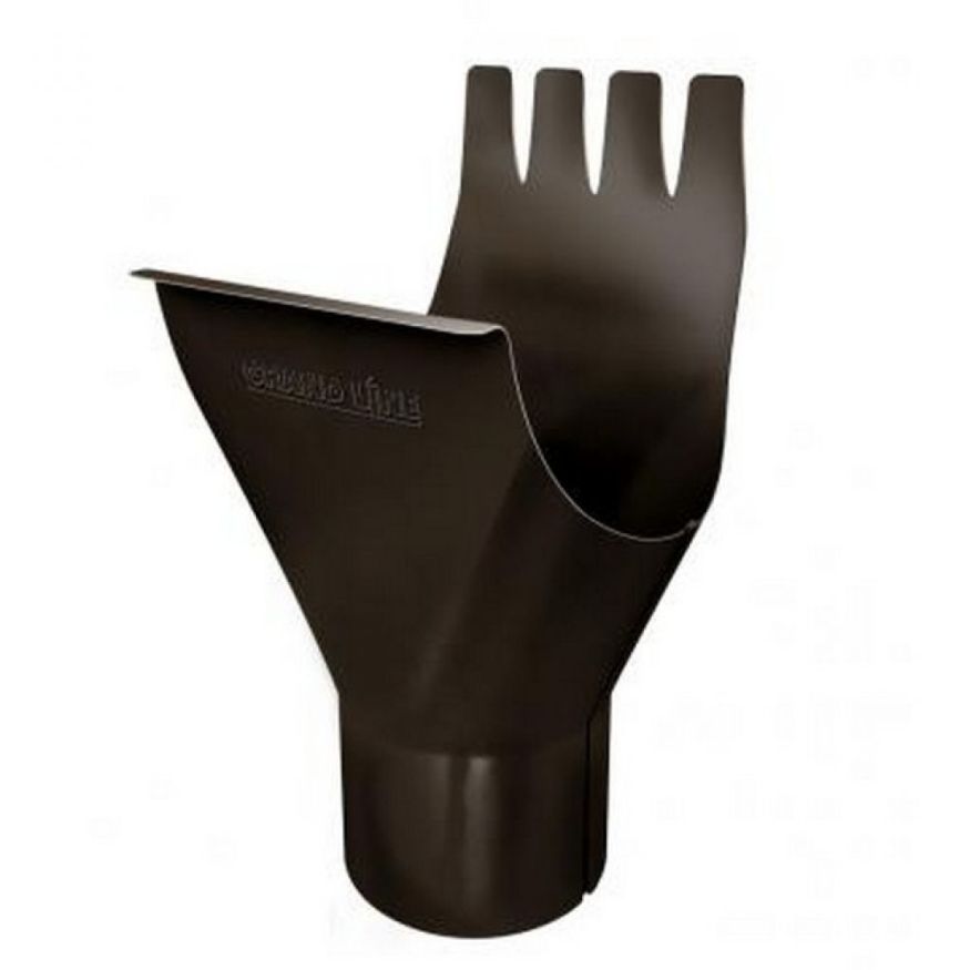 Водосточная воронка Grand Line, коричневая (RR 32) купить в Владивостоке