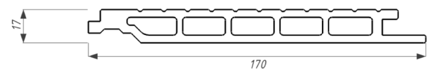 Фасадная панель из ДПК WOODVEX, Select, Венге купить в Владивостоке