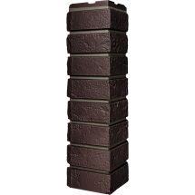 Наружный угол FineBer, Баварский кирпич, Тёмный коричневый