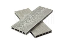 Доска террасная ДПК SEQUOIA, DUAL 3D WOOD, GRAY