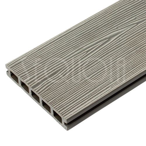 Доска террасная ДПК SEQUOIA, DUAL 3D WOOD, GRAY купить в Владивостоке