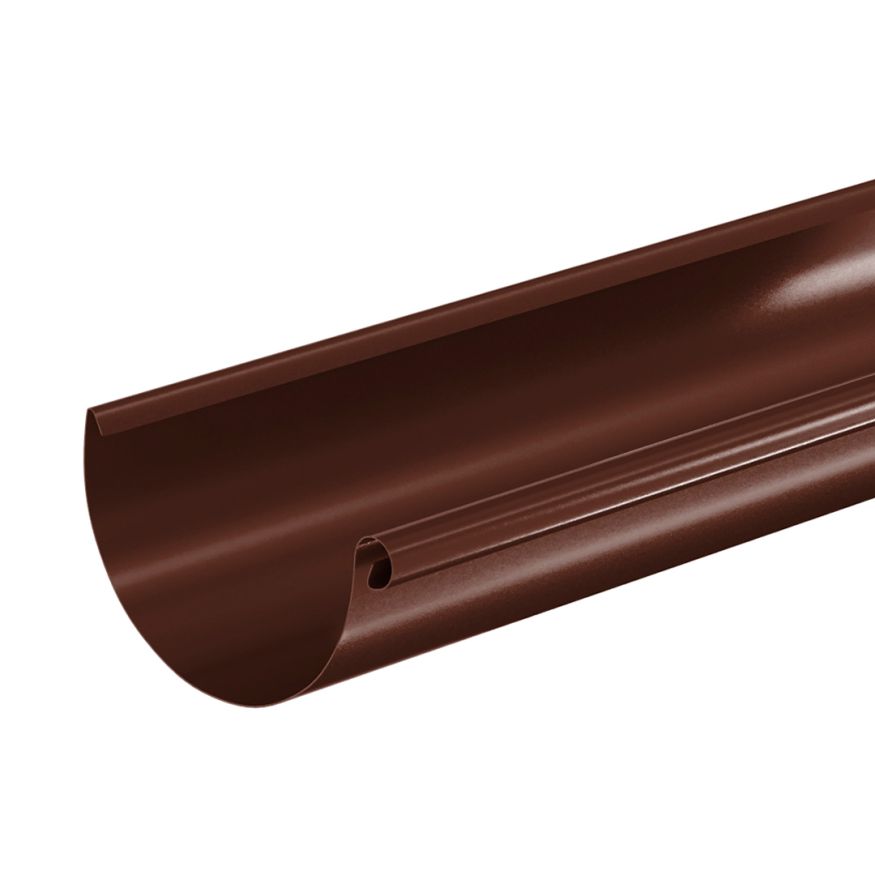 Желоб водосточный Aquasystem, RAL 8017 Тёмно Коричневый 125/90 купить в Владивостоке