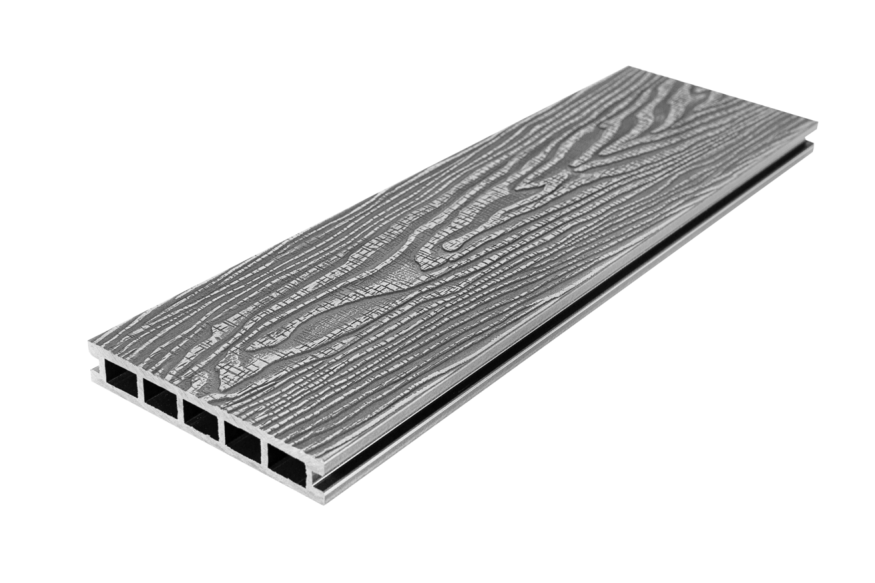 Террасная доска ДПК GardenParkett Патио, Серый купить в Владивостоке