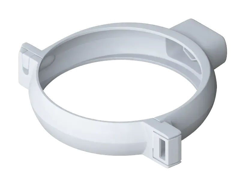 Хомут для трубы Альта-Профиль Элит Белый купить в Владивостоке