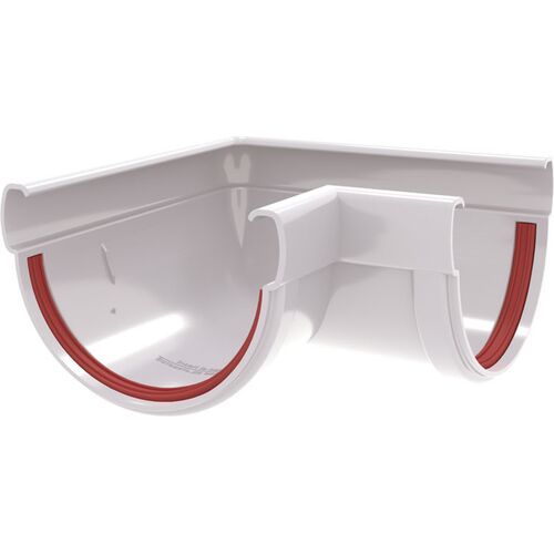 Угол желоба 90° Grand Line, цвет белый. купить в Владивостоке