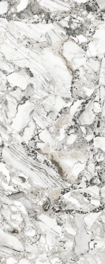 Фиброцементные панели Panda Мраморный Камень Белый 02230F купить в Владивостоке