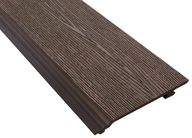 Фасадная доска ДПК Outdoor 3D STORM коричневая смесь купить в Владивостоке