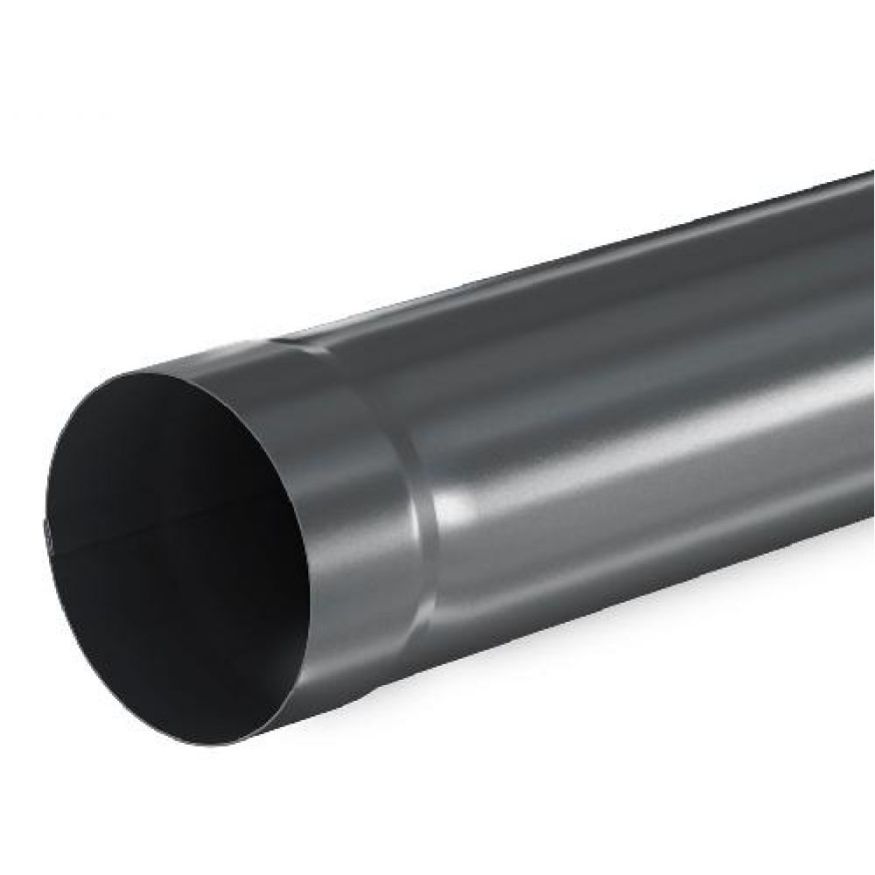 Водосточная труба Aquasystem, RAL 7024 Тёмно-серый, 1.00 м, 125/90 купить в Владивостоке