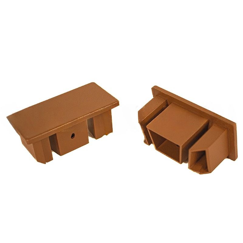 Торцевая алюминиевая заглушка для перил GardenParkett, Орех купить в Владивостоке