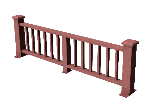 Декоративное ограждение из ДПК GRINDERDECO Троя мербау купить в Владивостоке