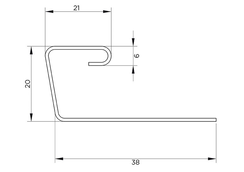 J-профиль FineBer, BrickHouse, Белый цвет купить в Владивостоке