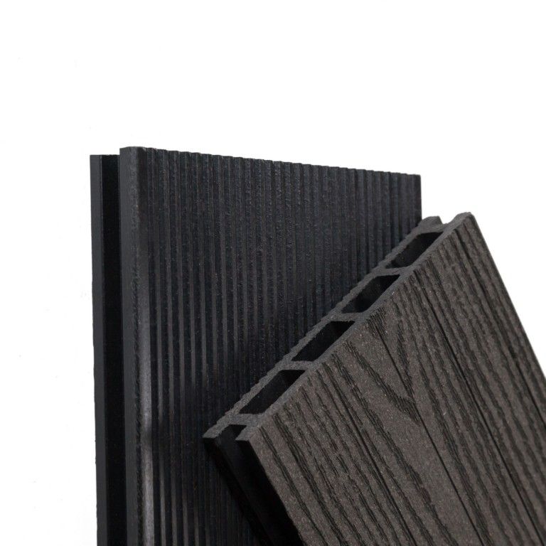 Террасная доска Ecodecking Техно плюс Графит купить в Владивостоке