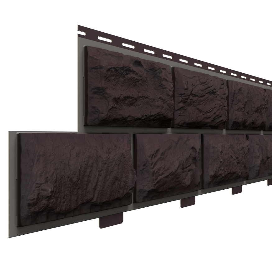 Фасадная панель Доломит, Альпийский премиум, цвет Венге. купить в Владивостоке