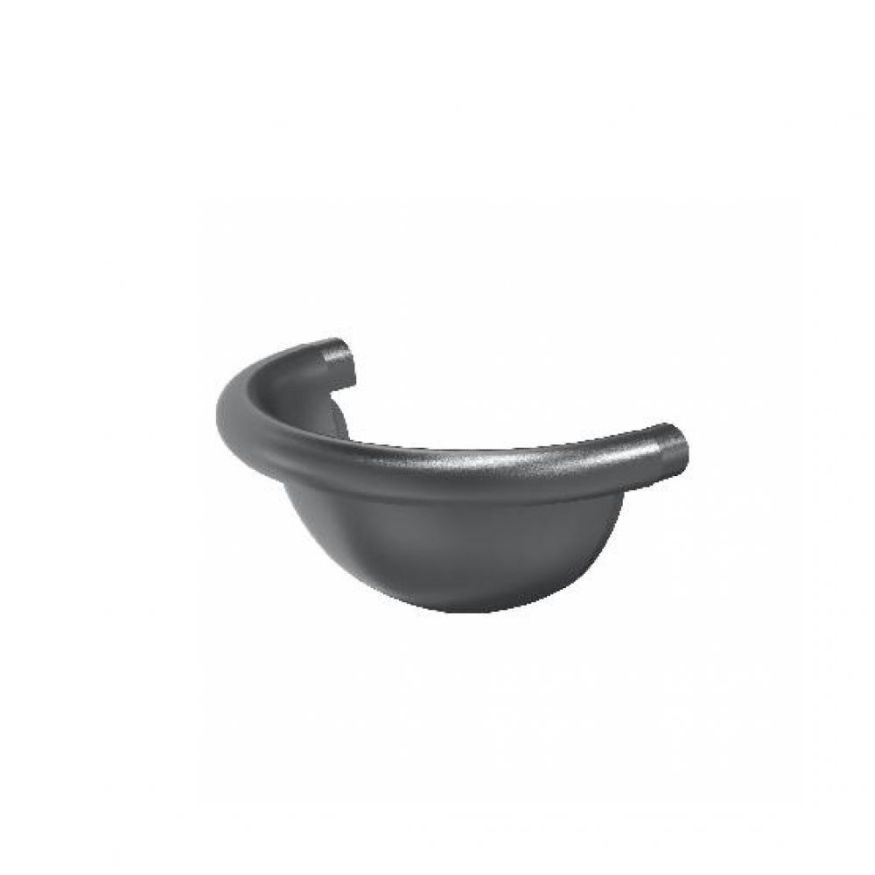 Универсальная полукруглая заглушка Aquasystem RR 23 Маренго матовая 125/90 купить в Владивостоке