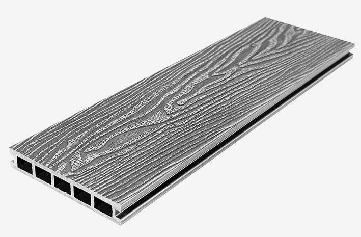 Террасная доска ДПК RusDecking Unodeck Vintage - Серый купить в Владивостоке