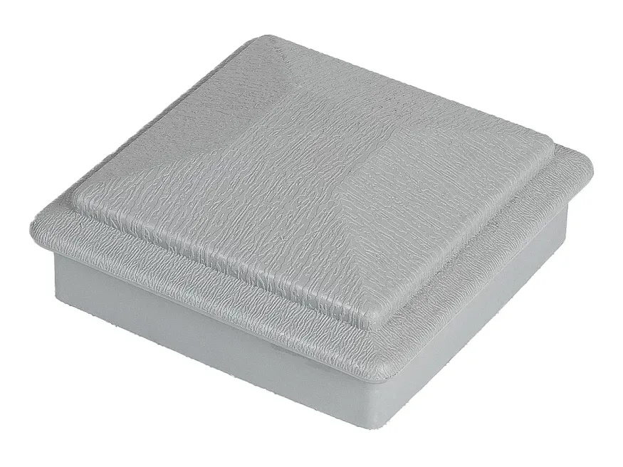 Крышка верхняя фигурная ПВХ для столба 100х100 Deckart Серый купить в Владивостоке