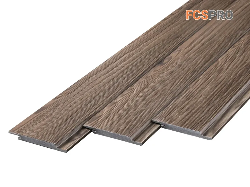 Фиброцементный сайдинг FCSPRO Click Shtil Лиственница в масле купить в Владивостоке