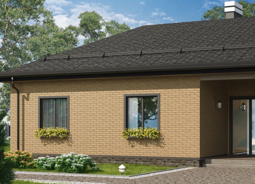 Фасадные термопанели Аляска серия Элевация 04. Sand rustik купить в Владивостоке